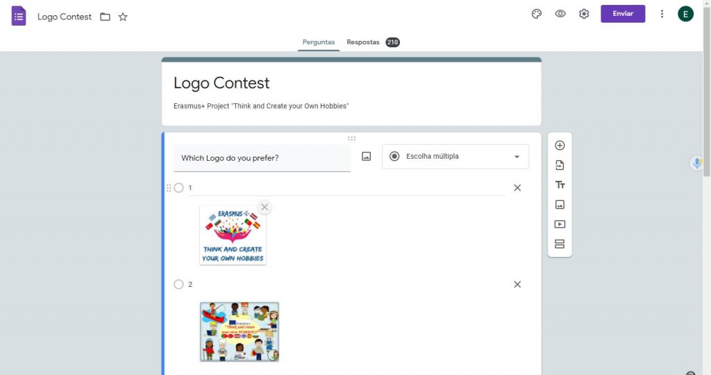Think and Create your own Hobbies - Project Logo Competition